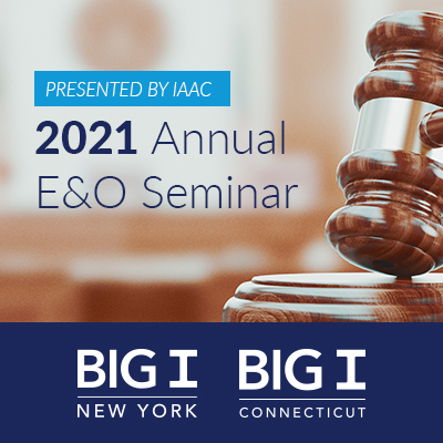 <center>2021 E&O Loss Control Seminar</center>