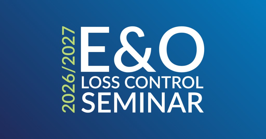 2026/2027 E&O Loss Control Seminar.