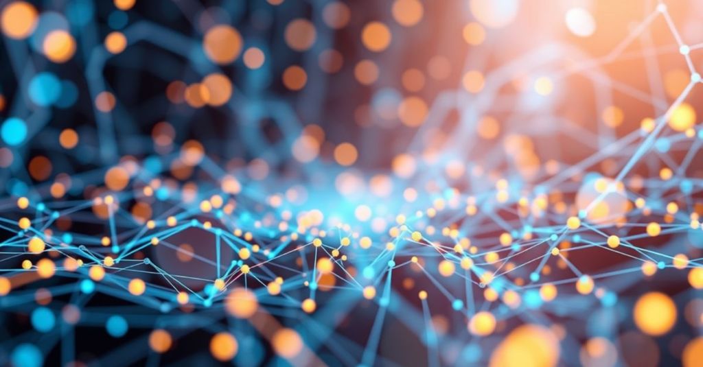 Illustrative design of graph lines and dots