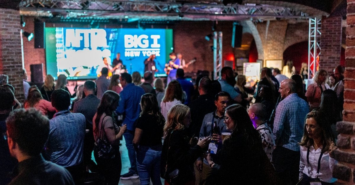 Crowd of people at the Go Big 2026 After Hours Party.