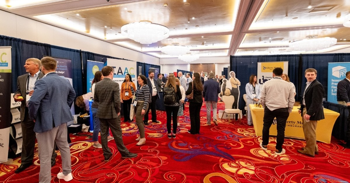 Industry Marketplace filled with attendees and exhibitors at Go Big 2026.