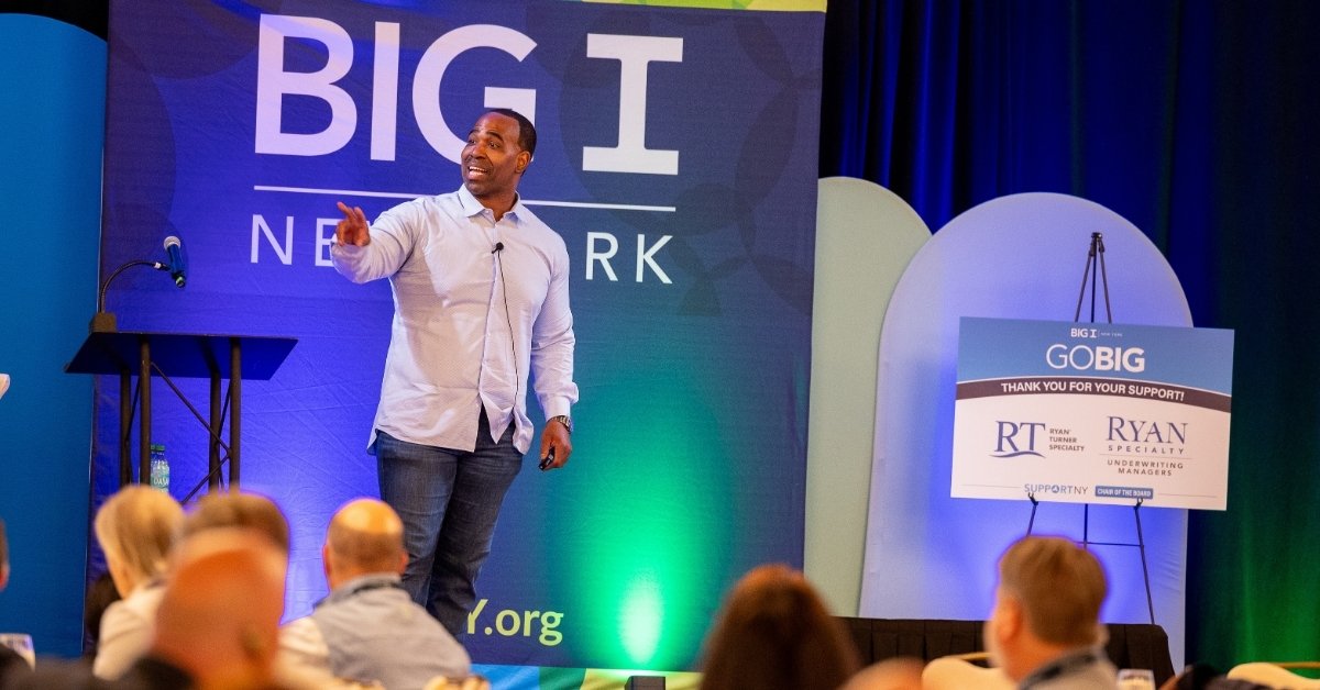 Marques Ogden speaking during his session at Go Big 2026.