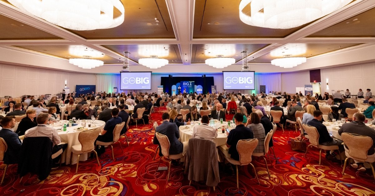 Wide view of luncheon room at Go Big 2026.