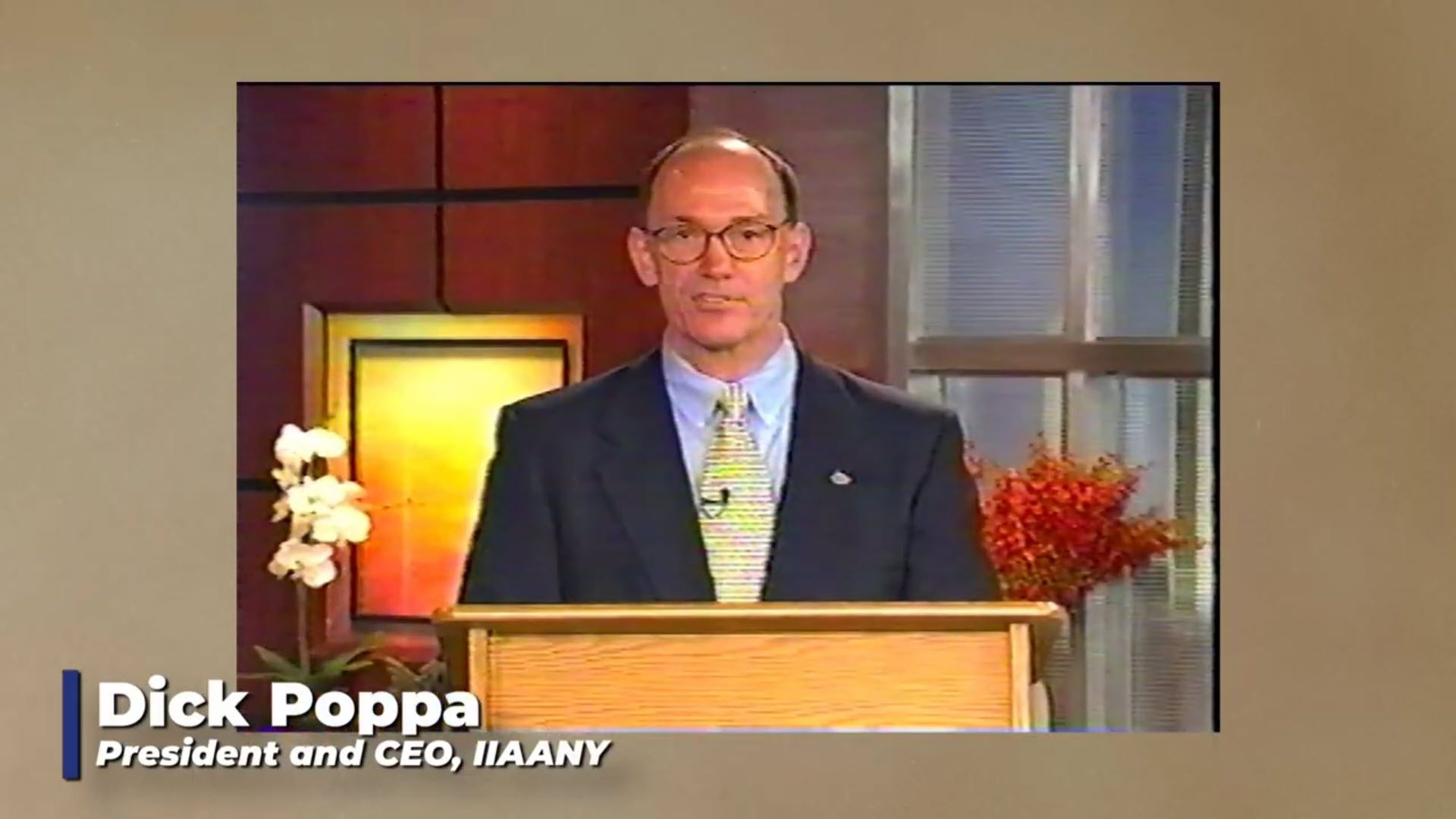Screenshot from E&O seminar archive with Dick Poppa, former President and CEO of IIAANY