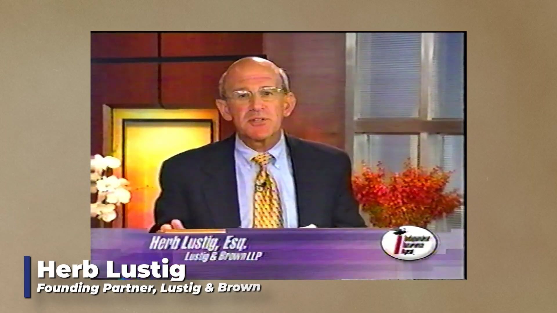 Screenshot from E&O seminar archive with Herb Lustig, Founding Partner of Lustig & Brown
