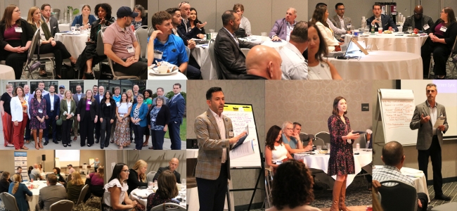 Collage of images from the Local Leaders Summit 2025