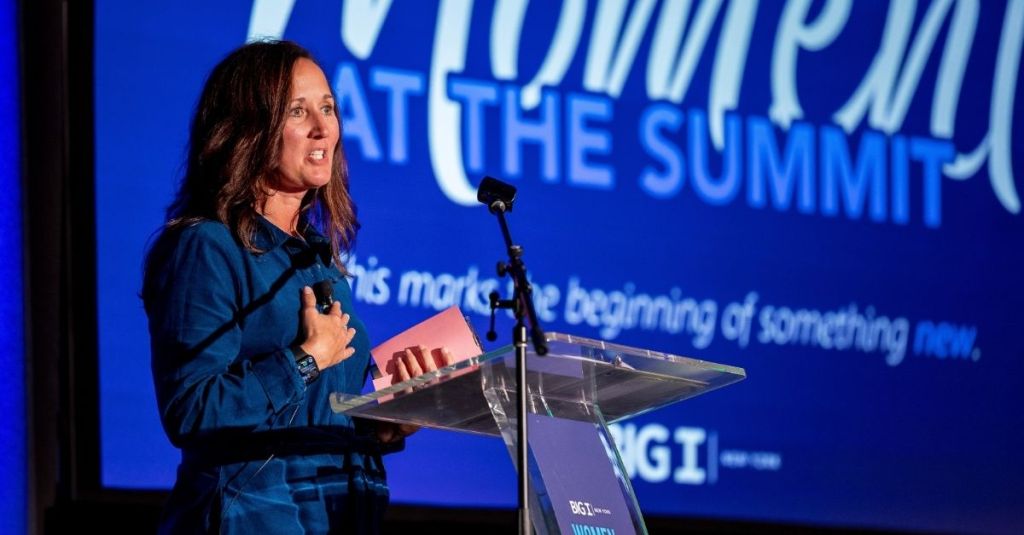 Kelly Gonyo at the Big I NY Women in Insurance Summit