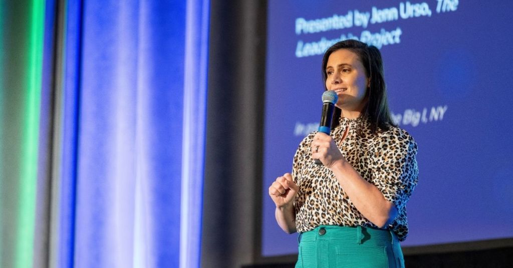 Jenn Urso at the Big I NY Women in Insurance Summit