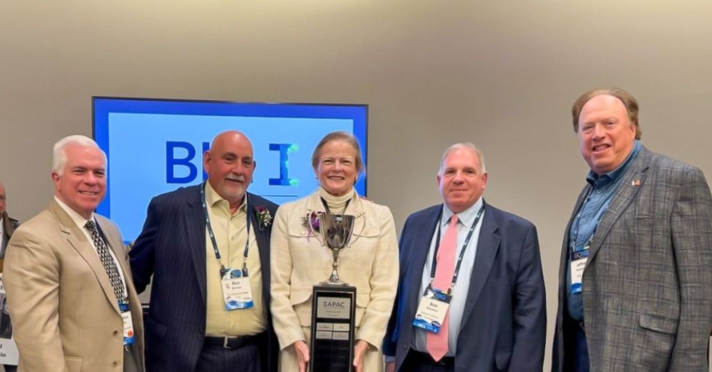 Members of Big I Tri-County accepting the Stack the PAC 2025 Award