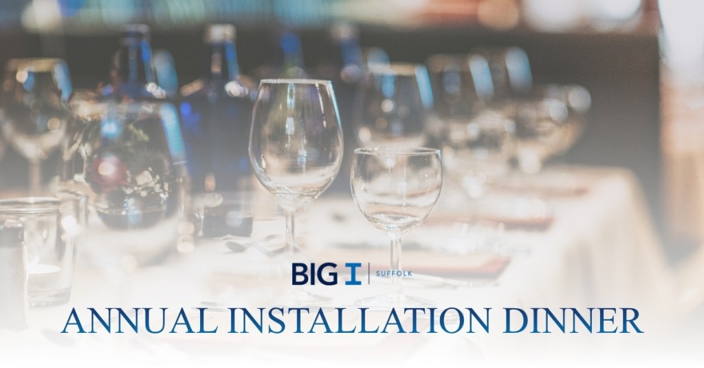 Big I Suffolk Annual Installation Dinner on Thursday, June 18, at the Southward Ho Country Club.